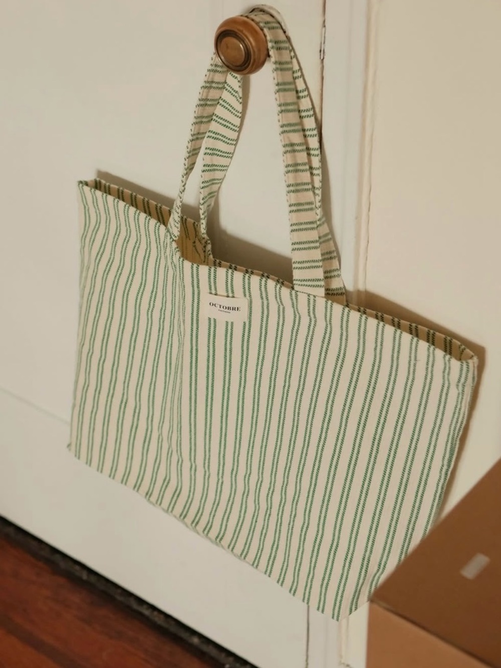 OCTOBRE EDITIONS x SEZANE striped tote bag